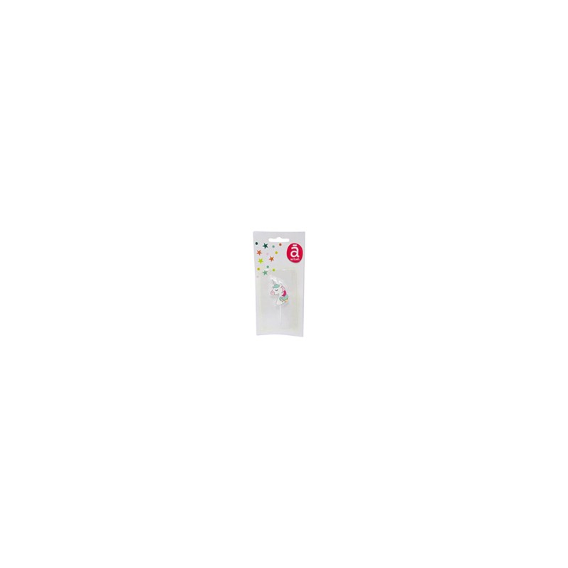 Bougie Licorne 3x4.5cm