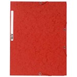 Chemise Elastique 3 Rabats Rouge 24x32cm