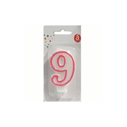 Bougie d'Anniversaire Numéro 9