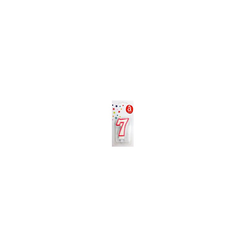Bougie d'Anniversaire Numéro 7