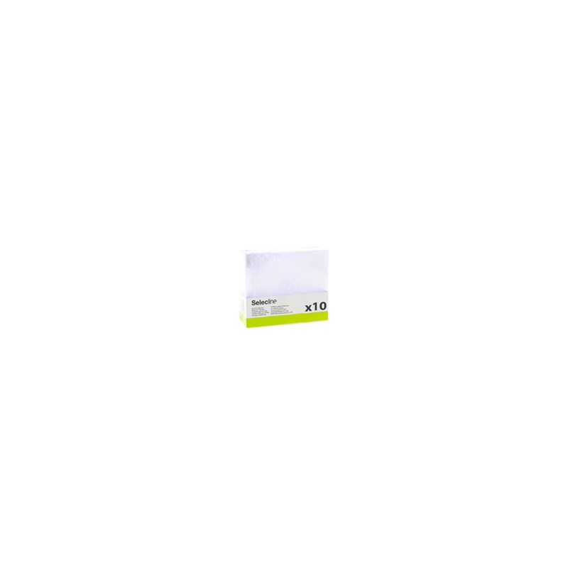 Boîtier Transparent CD/DVD Slim x10