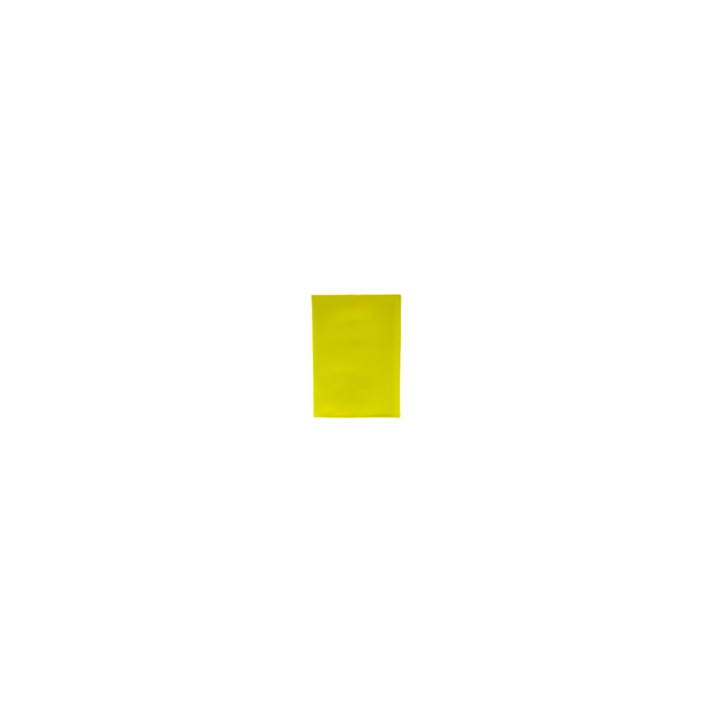 Couvre-Cahier avec Fenêtre et Etiquette A4 Jaune
