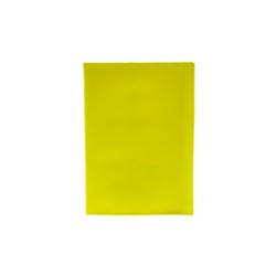 Couvre-Cahier avec Fenêtre et Etiquette A4 Jaune
