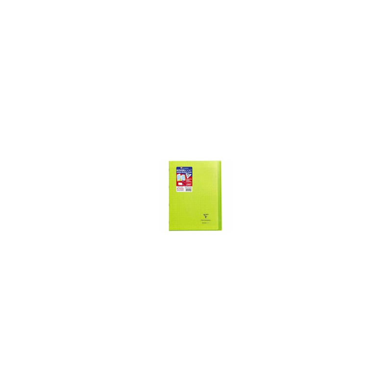 Koverbook Grands Carreaux 24x32cm 96 Pages Vert