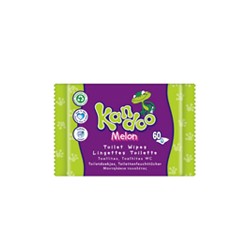 Lingettes toilette parfum melon x60