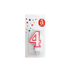 Bougie d'Anniversaire Numéro 4