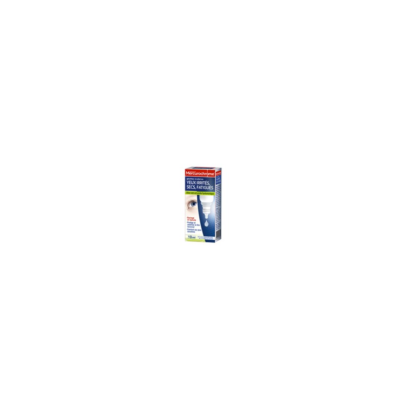 Gouttes Oculaires Yeux Irrités Secs Fatigués 10ml