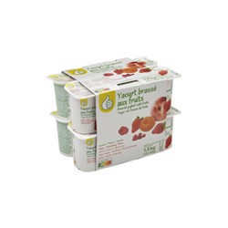 Yaourt Brassé aux Fruits 12x125g