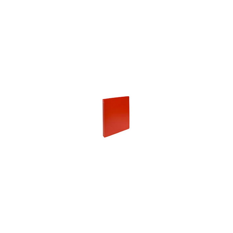 Classeur A4 Opaque 2 Anneaux Dos 25mm Rouge