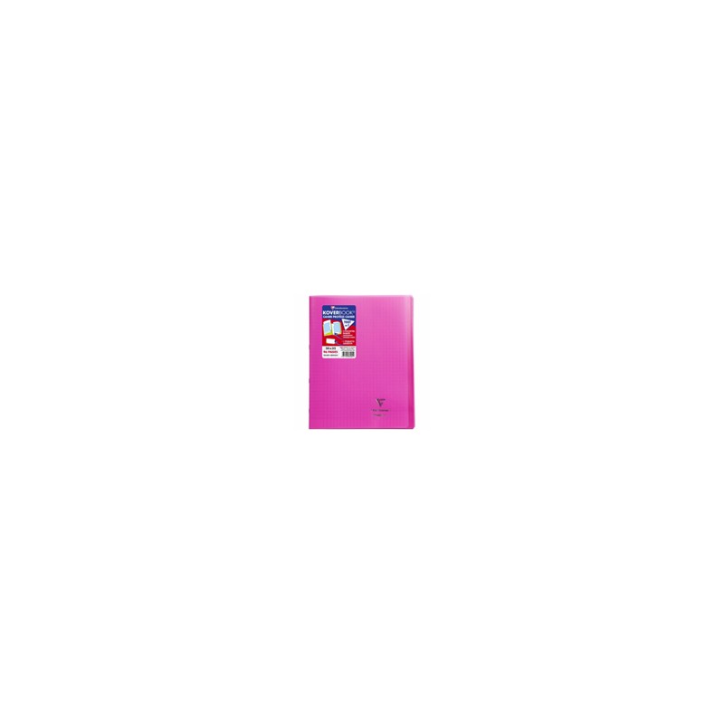 Koverbook Grands Carreaux 24x32cm 96 Pages Rose