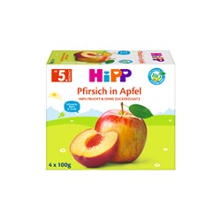 Bio Compote Pomme Pêche dès 4 mois 4x100g