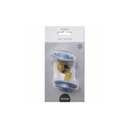 Pacifier Sucette Latex Bleu Dés 0 Mois x2