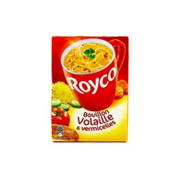 Bouillon de volaille et vermicelles x3