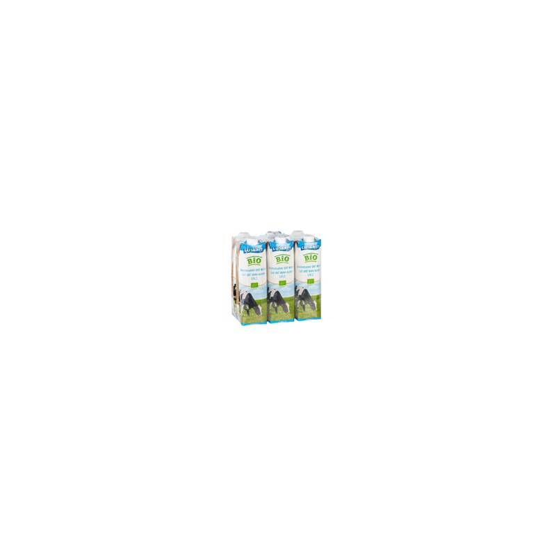 Bio Lait demi écrémé UHT 1,5%MG 6x1L