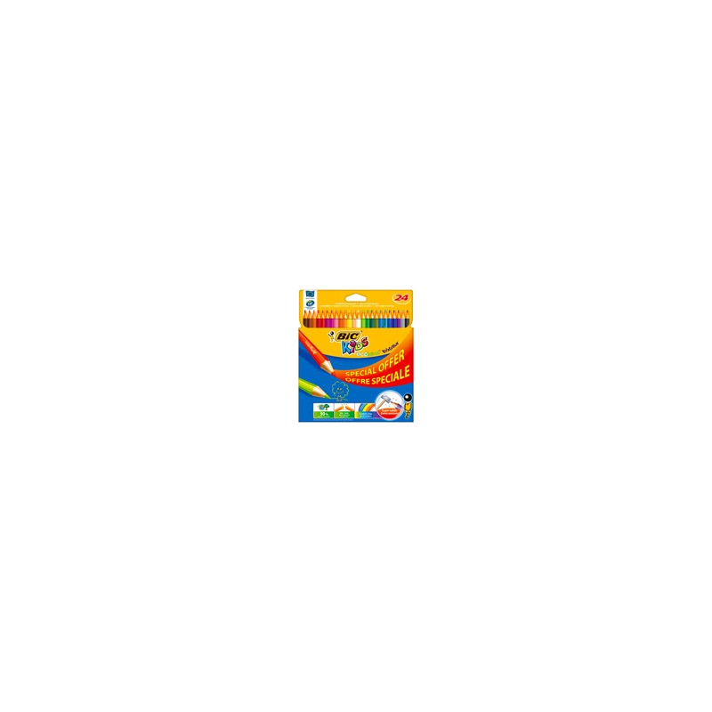 Kids Evolution Crayons de Couleur x24