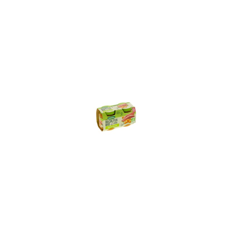 Bio Patates Douces dès 4 mois 2x130g