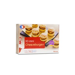 Mini cheeseburgers x10 155g
