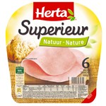 Jambon supérieur tendre et savoureux x6 200g