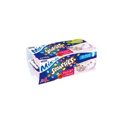 Yaourt Fraises avec Smarties 4x120g