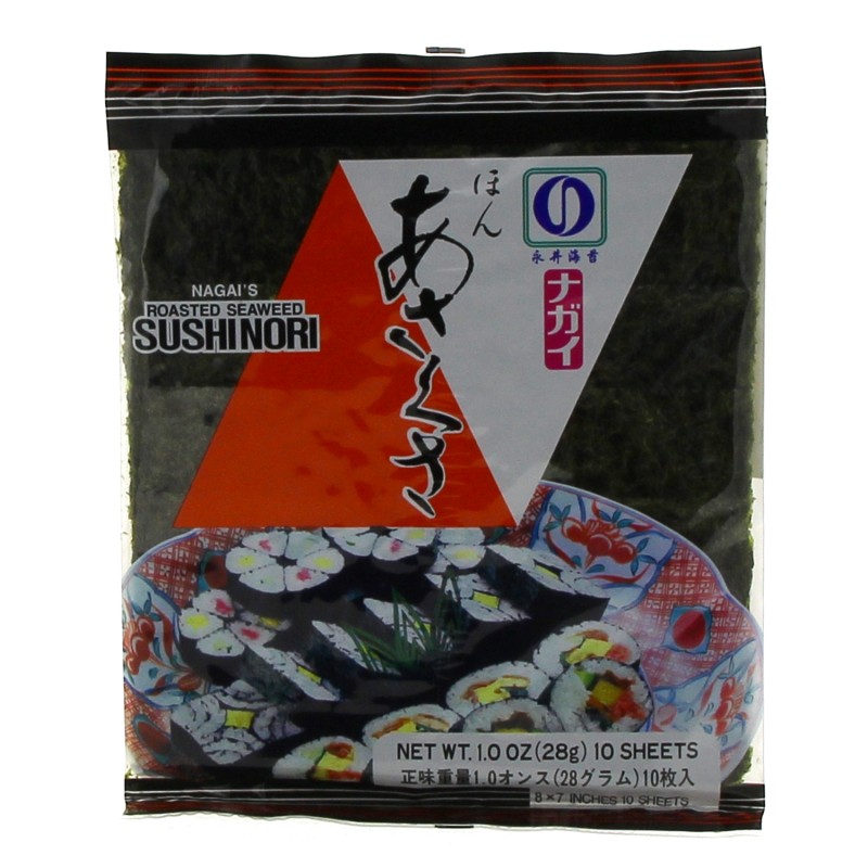 Feuilles d'Algue pour Sushi x10