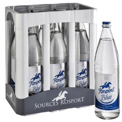 Eau pétillante bleu 6x1l