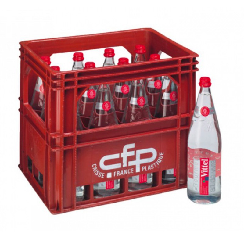 Eau minérale naturelle plate 12x1l