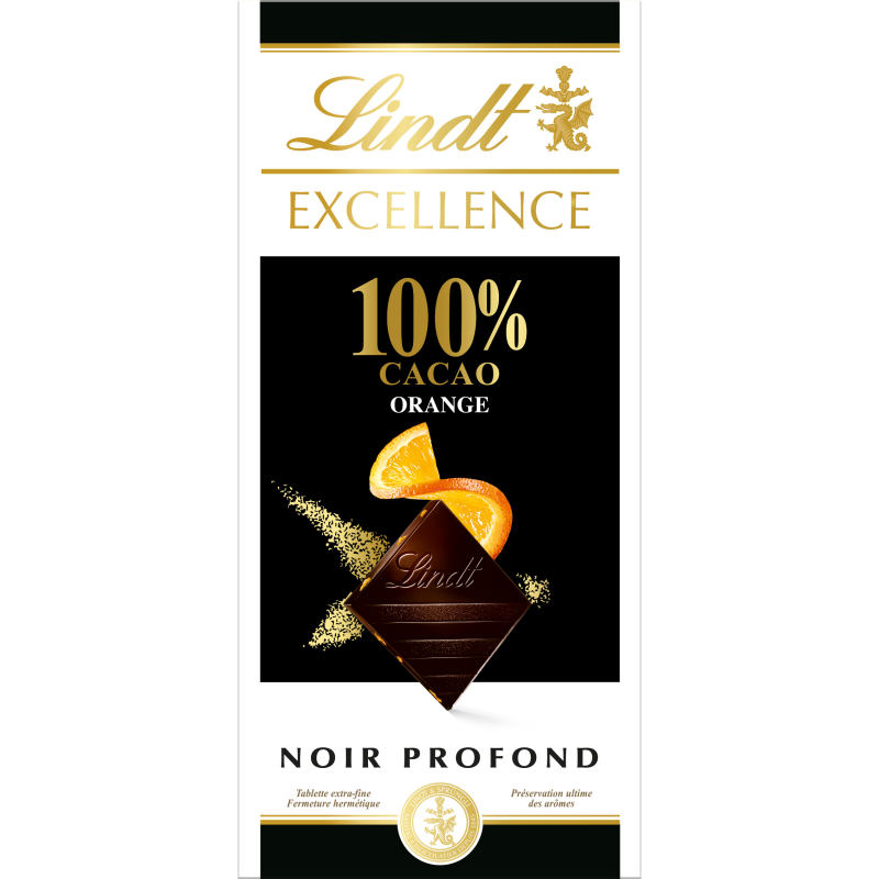 Excellence Chocolat Noir Orange Infini 100% 50g