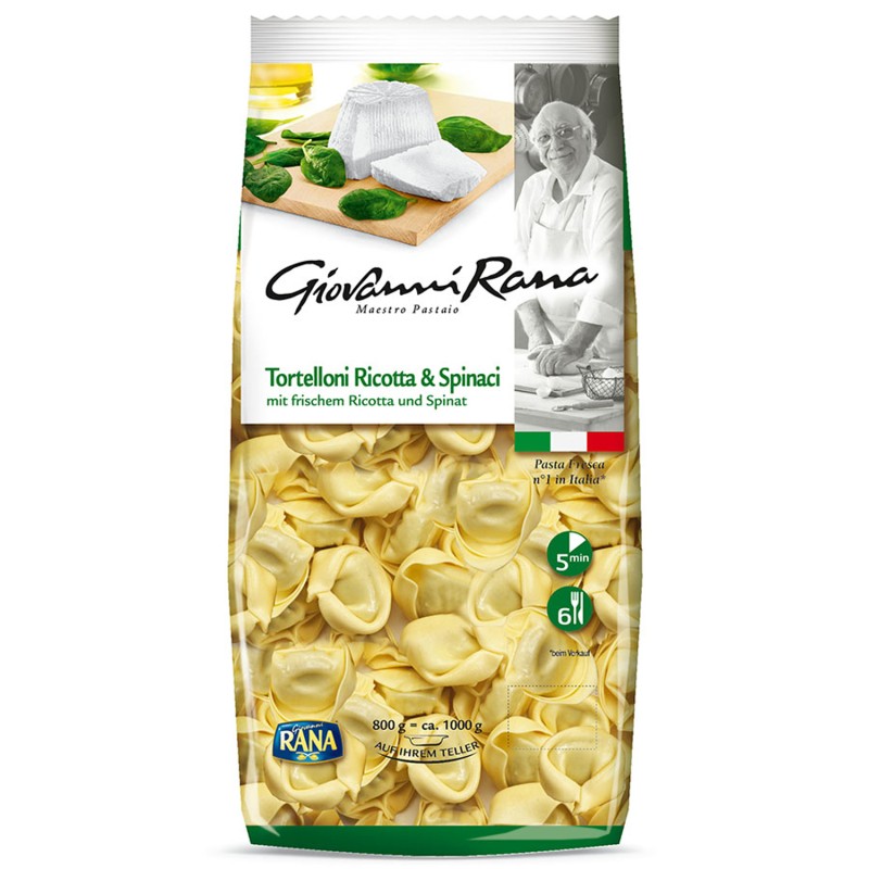 Tortellini ricotta épinards 800g