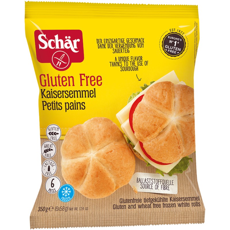 Kaisersemmel petits pains rosette sans gluten x6 350g