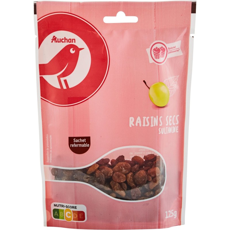 Raisins Secs Sultanine 125g
