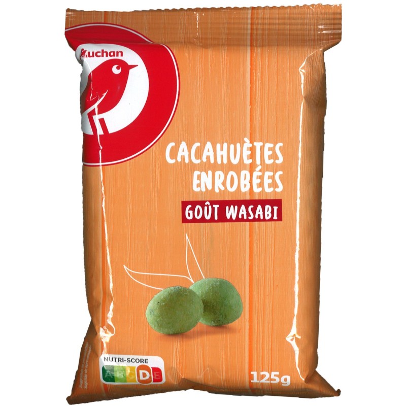 Cacahuètes Enrobées Goût Wasabi 125g