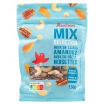 Mélange selection noix de cajou amandes noix de pécan noisettes 150g