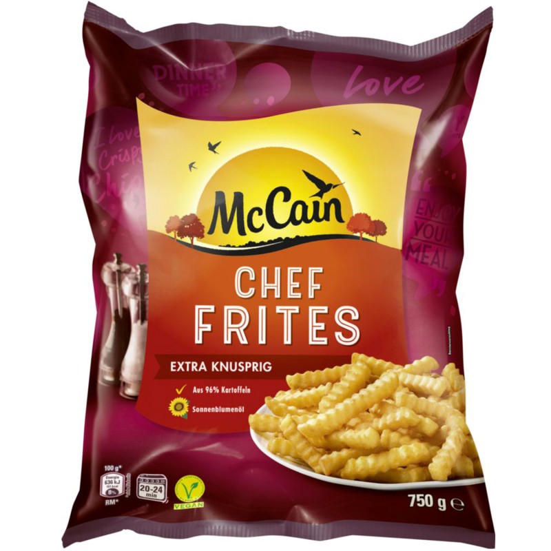 Frites chef frites extra croustillant 750g