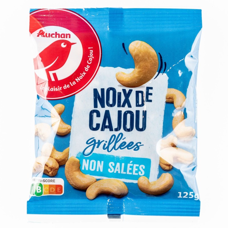 Noix de Cajou Grillées sans Sel  Ajouté 125g