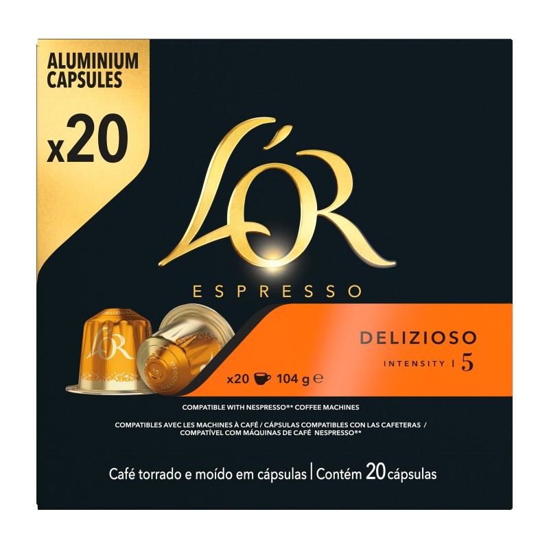 Espresso café delizioso intensité 5 capsule x20