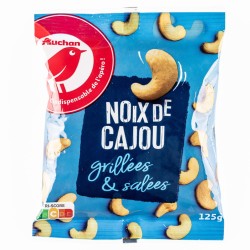 Noix de Cajou Grillées et Salées 125g