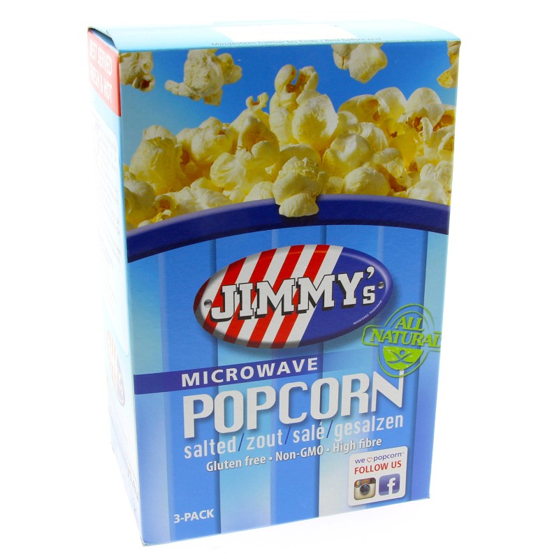 Micro-Ondes Popcorn Salé 3x90g