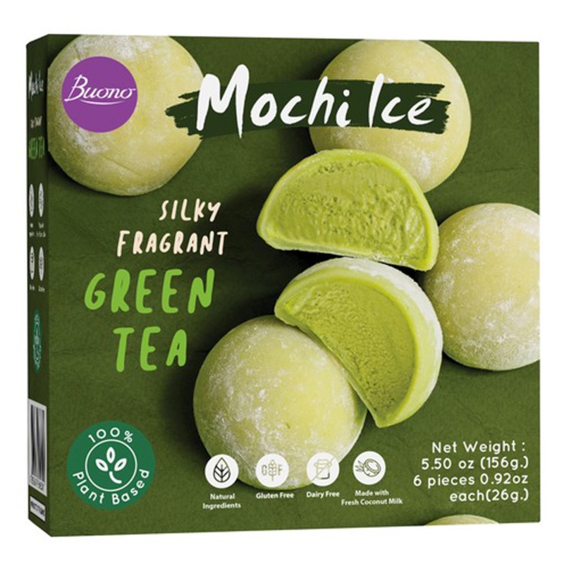 Mochi Glacé thé vert sans gluten 156g