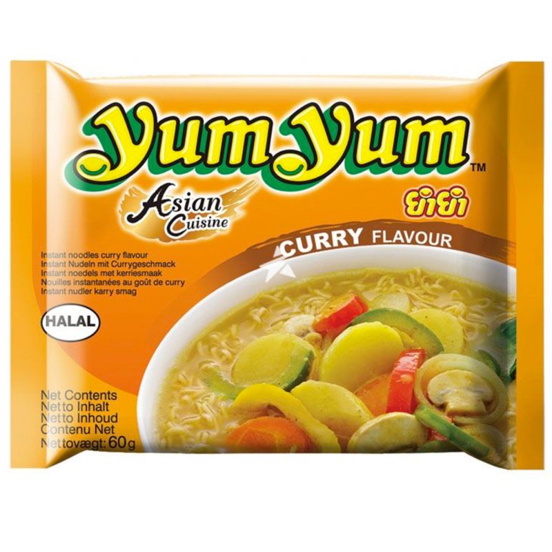 Nouilles Instantanées Saveur Curry 60g