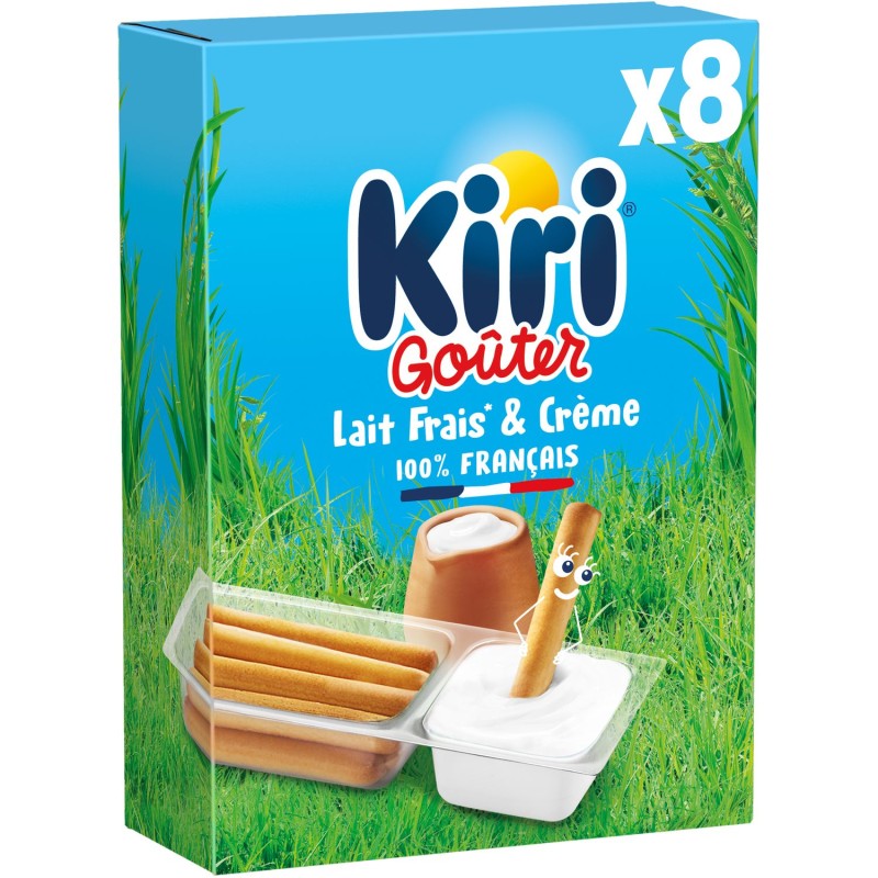 Goûter fromage fondu à la crème et gressins x8 280g