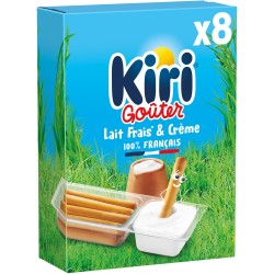 Goûter fromage fondu à la crème et gressins x8 280g