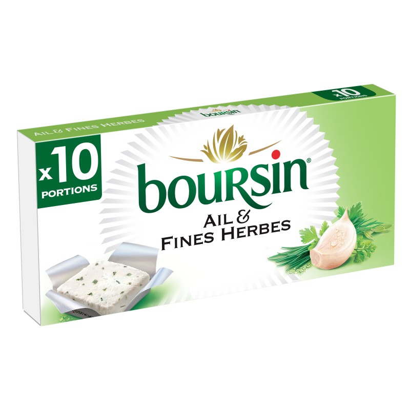 Fromage à tartiner ail et fines herbes x10 160g