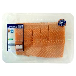 CULTIVONS LE BON Pavés de saumon avec peau sans arête x6 750g