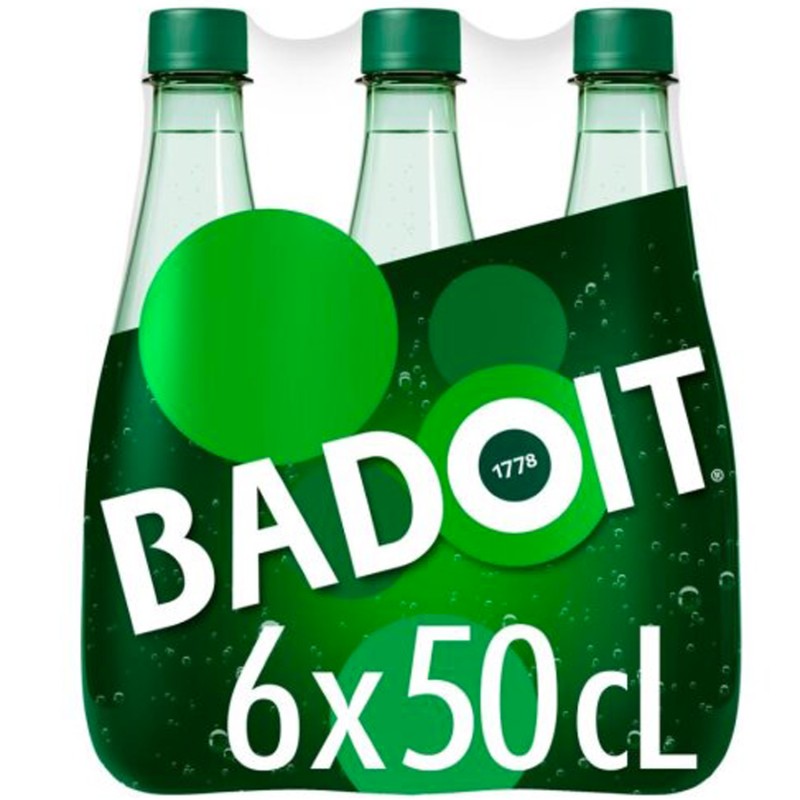 Verte Eau minérale naturelle gazeuse finement pétillante 6x50cl