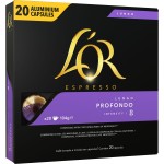 Espresso café lungo profondo intensité 8 capsule x20