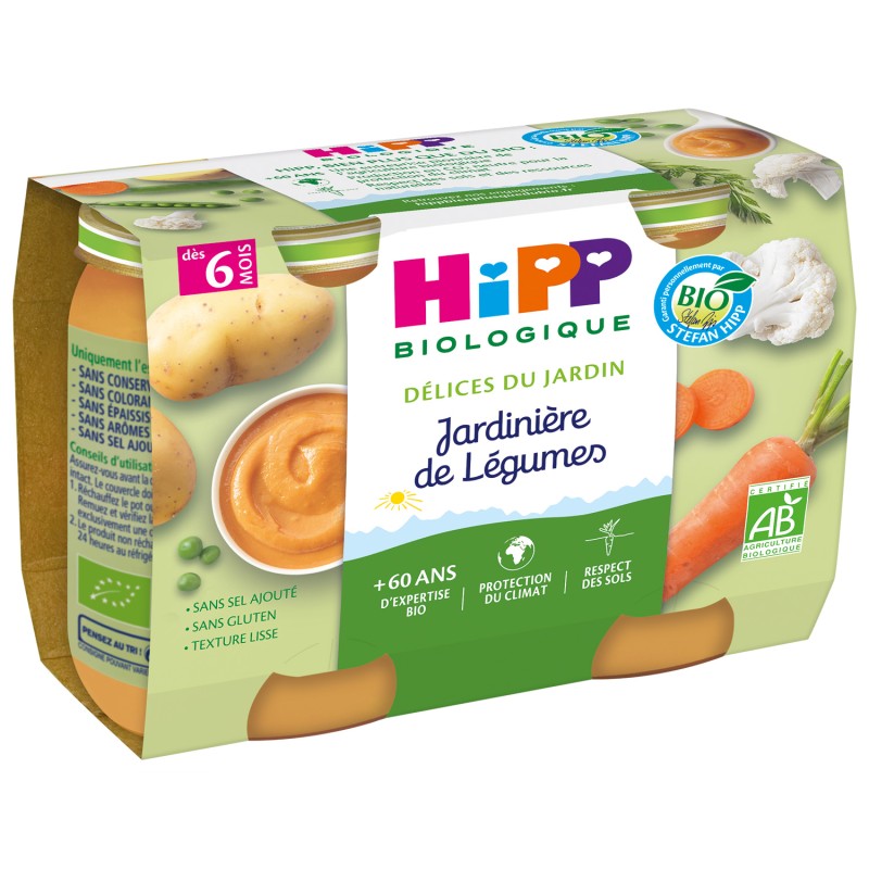 Jardinière de Légumes dès 6mois 2x190g