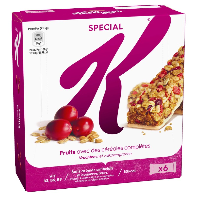 Spécial K Fruits Rouges x6 129g