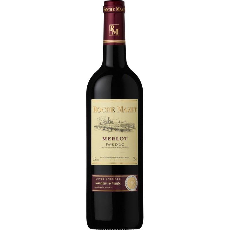 Roche Mazet Merlot Pays d'Oc 12.5% 75cl