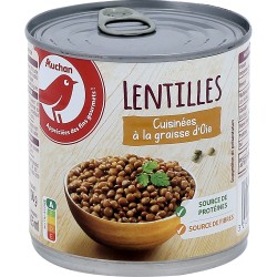Lentilles cuisinées à la graisse d'oie 400g