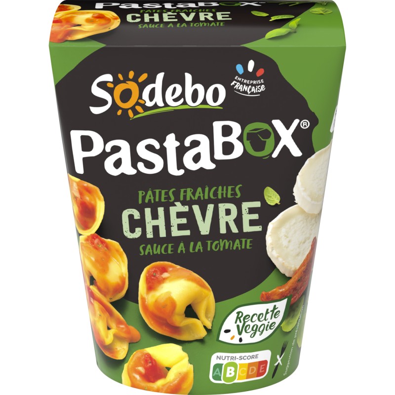 Pastabox Tortellini Chèvre Tomate 280g